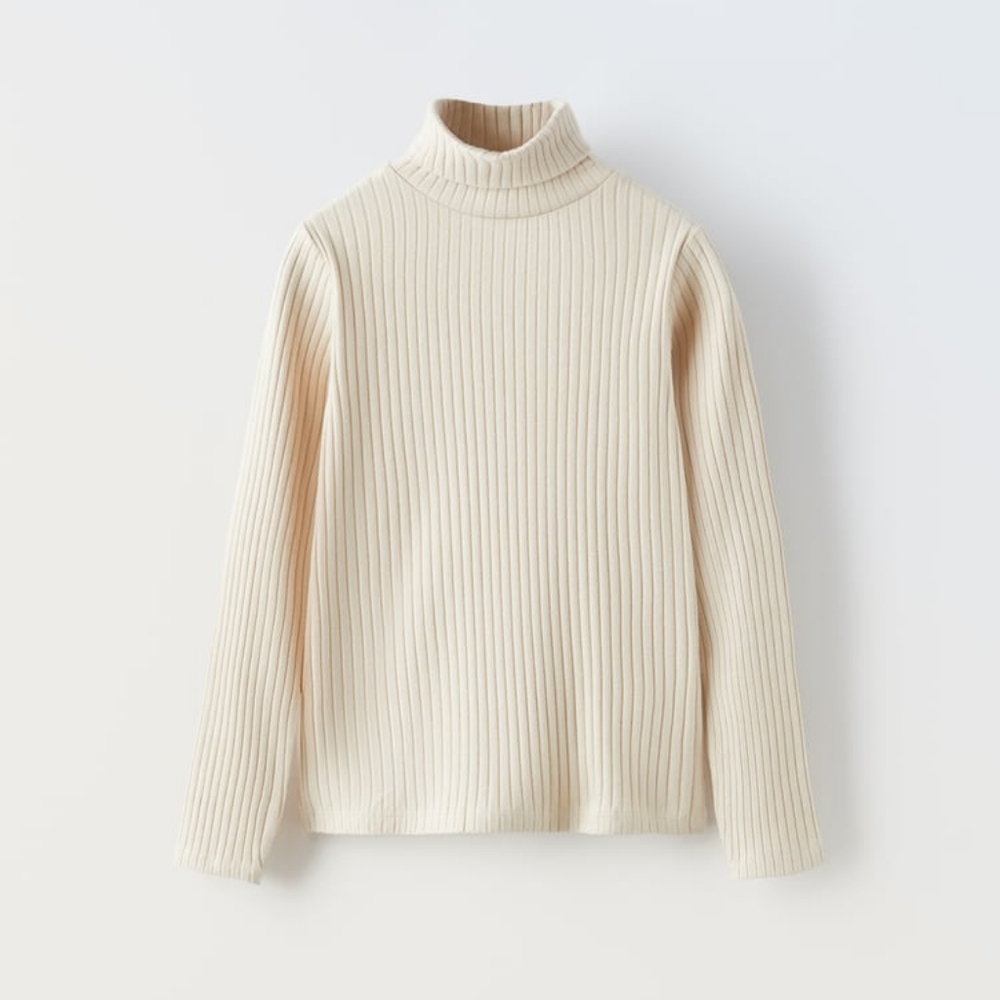 ZARA RIBBED TURTLENECK
